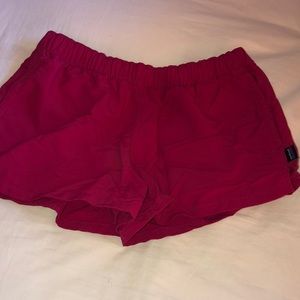 Hot pink Patagonia baggie shorts